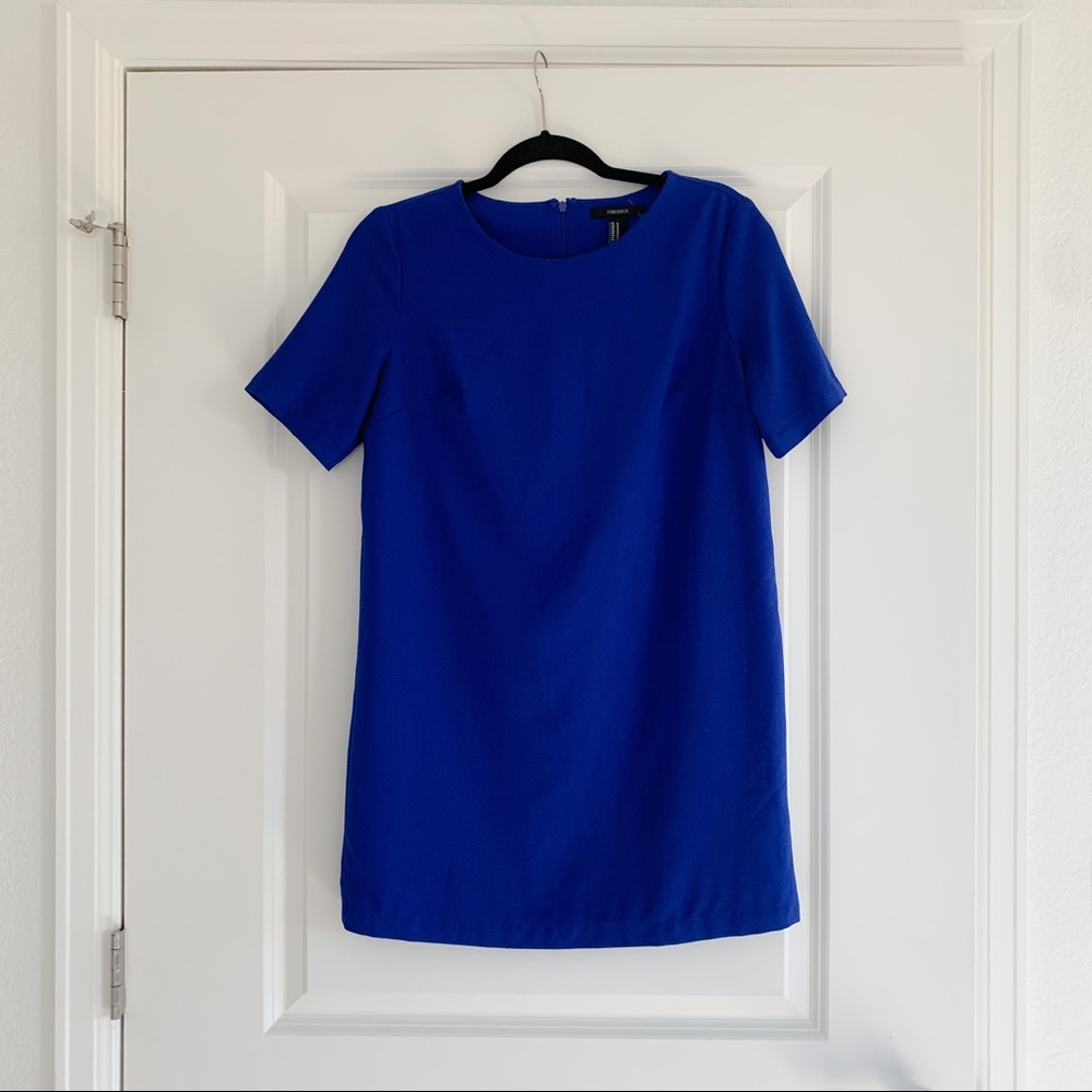 Forever 21 Royal Blue Block Dress
